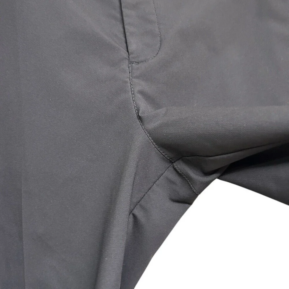 Banana Republic Men's Jet Black Tech Performance Slim Fit City Pants Size 35x30
